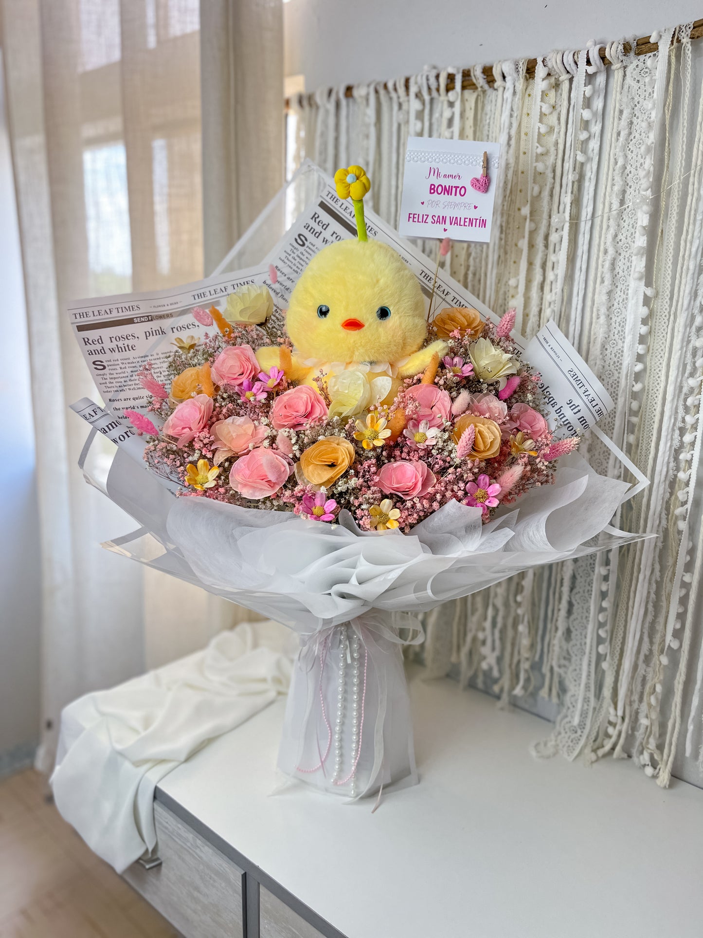 Ramo corazón de pollito
