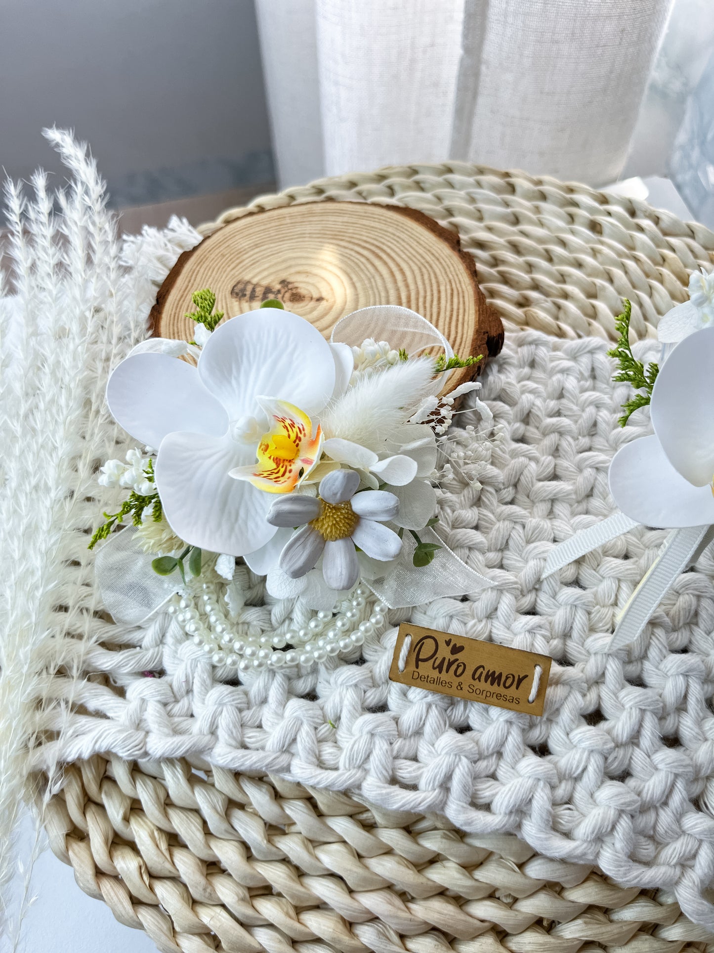 Par de graduación con Orquídea Silvestre