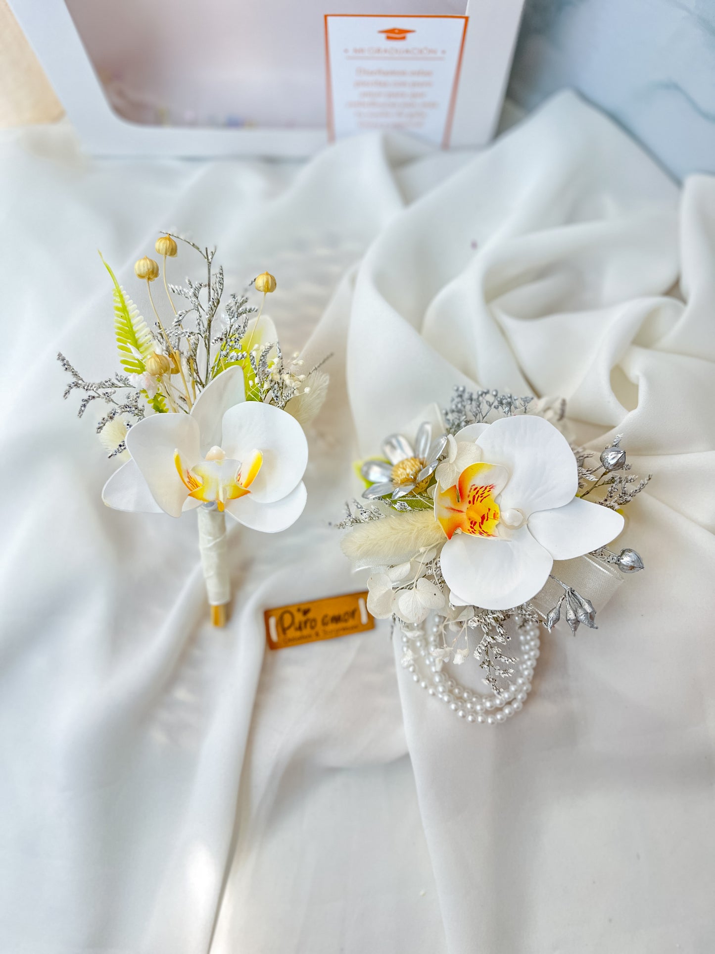 Par de graduación platino